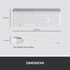 Miniatura prodotto Logitech MK470 Kit Mouse e Tastiera, Layout Italiano Qwerty