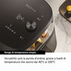 Miniatura prodotto HAF5TWA 011 6,5 L Indipendente 2000 W Friggitrice ad aria calda Nero