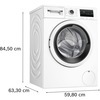 Miniatura prodotto WAN28209II Serie 4 Lavatrice a carica frontale 9 kg 1400 rpm Classe A