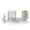 Miniatura prodotto 438, Tritatutto Vintage, Chopper e Tritaghiaccio, 2 velocità, 4 lame in Acciaio Inox, Tazza graduata 600 ml, 400 W, Beige