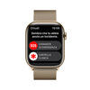 Miniatura prodotto Watch Series 8 GPS + Cellular 45mm Cassa in Acciaio Inossidabile color Oro with con Cinturino Loop Milanese
