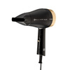 Miniatura prodotto Imetec B-Travel Asciugacapelli da viaggio, portatile e compatto, 1400 W, manico pieghevole, doppio voltaggio, concentratore di precisione, 2 combinazioni aria/temperatura, custodia da viaggio, idea regalo