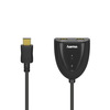 Miniatura prodotto Sdoppiatore Manuale HDMI M/2 HDMI F, connettori dorati, compatibile HDCP