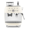 Miniatura prodotto Smeg Macchina da Caffè Espresso Manuale con macinacaffè integrato 50's Style – Panna LUCIDO – EGF03CREU