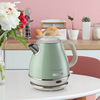 Miniatura prodotto 2868 Bollitore Elettrico Vintage 1 Litro - Infusi, Tè e Tisane - Autospegnimento - Acciaio Inox - 1 Litro - 1600 Watt - Verde