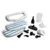 Miniatura prodotto 4175 Steam Mop Foldable 10 in 1, Scopa a Vapore Pieghevole, 1500 Watt, 10 funzioni in 1, Kit accessori, Capacità 350 cc, Bianco/Azzurro