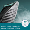 Miniatura prodotto Onda P1 Ferro da Stiro Generatore di Vapore, Piastra a Onde Scorrevole Brevettata, 2400W, Colpo Vapore 300 g, Serbatoio 2,5L, 3 Filtri con Ioni di Argento, Tecnologia No Stop Vapor