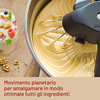 Miniatura prodotto CakeLover, Impastatrice Planetaria di 5L per Torte, Dolci, Pizza, Pane, Pasta – 1500 W, 6 Velocità, Ciotola in Acciaio Inox, Doppio Gancio, Fruste – Design Compatto, Ricettario Incluso