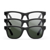 Miniatura prodotto Ray-Ban Meta Wayfarer, Nero opaco, Da trasparenti a verde grafite Transitions®