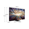Miniatura prodotto Smart TV 65” QE65QN800DTXZT Neo QLED 8K Mini LED Graphite Black 2024, Processore NQ8 AI GEN2, 8K AI Upscaling, Infinity One Design, Dolby Atmos