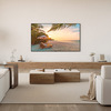 Miniatura prodotto Samsung TV QLED 4K 55” QE55Q80DATXZT Smart TV Wi-Fi Eclipse Silver 2024, Processore NQ4 AI GEN2, 4K AI Upscaling, Simple Chamfer Design, Dolby Atmos