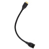 Miniatura prodotto Cavetto adattatore per tablet USB A 2.0 F/USB Micro B 3.0 M, 0,15 metri, USB OTG, contatti dorati, doppia schermatura, nero, 3 stelle