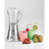 Miniatura prodotto 561 Blendy Metal - Frullatore con lame in Acciaio Inox - Tazza in vetro 800 ml - 2 velocità + Pulse - 300 Watt - Argento