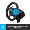 Miniatura prodotto Logitech G29 Driving Force Racing Wheel Volante da Corsa, Pedali Regolabili, Ritorno di Forza Reale, Comandi Cambio in Acciaio Inossidabile, Volante in Pelle, Presa EU, per PS5, PS4, PC, Mac - Nero