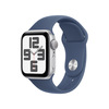 Miniatura prodotto Watch SE GPS 40mm Cassa in Alluminio Color Argento con Denim Sport Band - S/M