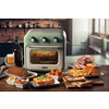 Miniatura prodotto 4632 Friggitrice ad aria e forno Vintage, 1400W, 2in1, Capacità 16L, Accessori inclusi, Timer 60 minuti, Doppio vetro, Verde