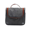 Miniatura prodotto Beauty case grigio rifinitura rosso