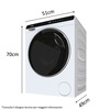 Miniatura prodotto MiniDrum, Lavatrice, 5kg, Classe A, Bianco, HW50-BP12307-S