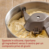 Miniatura prodotto CakeLover, Impastatrice Planetaria di 5L per Torte, Dolci, Pizza, Pane, Pasta – 1500 W, 6 Velocità, Ciotola in Acciaio Inox, Doppio Gancio, Fruste – Design Compatto, Ricettario Incluso
