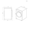 Miniatura prodotto I-PRO SERIES 5, Lavatrice 9kg, Classe A-10%, 1400 giri, Bianco, HW90-B14959EU1IT