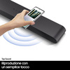 Miniatura prodotto Samsung Soundbar HW-S50B/ZF 3 canali 140W 2022, suono bilanciato e uniforme, music mode, tap sound