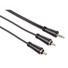 Miniatura prodotto Cavo 2 RCA M/Jack 3.5 mm M, 5 metri, 1 stella