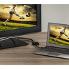 Miniatura prodotto Cavetto adattatore ingresso usb Type C / Uscita VGA, connettori dorati, Full HD, Nero, 3 stelle