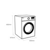 Miniatura prodotto LSWD100E Lavasciuga 12/7kg AI DD, Classe A, Pompa di calore, 1600 giri
