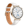 Miniatura prodotto WATCH GT5, Cassa 41mm in acciaio inossidabile e cinturino in pelle bianca. Compatibile con iOS e Android. Con FreeBuds 5i in omaggio