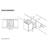 Miniatura prodotto Samsung DW60CG880B00 Lavastoviglie da incasso a scomparsa totale Serie 8700 14 coperti A Terzo cesto per posate