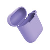 Miniatura prodotto Custodia AirPods in silicone morbido con base piatta - viola