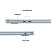 Miniatura prodotto MacBook Air 15'' M4 chip 10-core CPU 10-core GPU, 16GB, 256GB SSD - Celeste