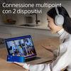 Miniatura prodotto Sony WH-1000XM5 Cuffie Wireless con Noise Cancelling - Batteria fino a 30 ore - Around-ear - Con Alexa e Google Assistant - Con microfono integrato per telefonate - Argento