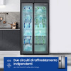 Miniatura prodotto RS68A854CSL frigorifero Side by Side Serie 8000 Libera installazione con congelatore 635 L con dispenser acqua e ghiaccio senza allaccio idrico Classe C, Inox