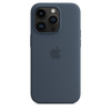 Miniatura prodotto Custodia MagSafe in silicone per iPhone 14 Pro - Blu tempesta