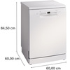 Miniatura prodotto SMS2HTW02E Serie 2 Lavastoviglie da libera installazione 60 cm Bianco Classe D