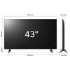 Miniatura prodotto NanoCell AI 43'' Serie NANO82 43NANO82T6B, TV 4K, 3 HDMI, SMART TV 2024
