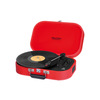 Miniatura prodotto SALLY GIRADISCHI STEREO WIRELESS USB AUX-IN BATTERIA RICARICABILE TREVI TT 1020 BT ROSSO