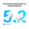 Miniatura prodotto Enco Buds2, Auricolari True Wireless, Bluetooth 5.2, in-ear, Cancellazione rumore in chiamata, Comandi Touch, Audio Binaurale, Compatibili Android / iOS [Versione Italiana], Moonlight White