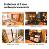 Miniatura prodotto Imou Ranger DUAL 6MP (3MP+3MP) Telecamera WiFi Interno con Doppia Lente, 360°PTZ Telecamera da Interno, Rilevamento Umano, Tracciamento Intelligente, Visione Notturna a Colori, Modalità Privata 2,4ghz