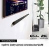 Miniatura prodotto Samsung Soundbar HW-S800D/ZF Serie S, 10 Speaker, Wireless Dolby Atmos, Audio a 3.1.2 Canali, Q-Simphony, Alexa integrato e compatibile con Google Assistant, Titan Black 2024