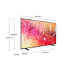 Miniatura prodotto Samsung TV Crystal UHD 4K 75” UE75DU7170UXZT Smart TV Wi-Fi Black 2024, Processore Crystal 4K, 4K Upscaling, Slim Look Design, OTS Lite