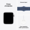Miniatura prodotto Watch SE GPS 40mm Cassa in Alluminio Color Argento con Denim Sport Band - S/M