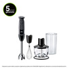 Miniatura prodotto Braun MultiQuick 5 MQ5235BK VARIO Minipimer Frullatore ad immersione Black