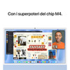 Miniatura prodotto iMac 24"Retina Display 4,5K, Chip Apple M4 con CPU 8‑core, GPU 8‑core, 16GB, 256GB SSD, Blu