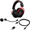 Miniatura prodotto HyperX Cloud Alpha – Cuffie da gaming wireless (nere-rosse)