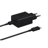 Miniatura prodotto Samsung Caricabatterie Super Fast Charging 45W EP-T4510, Porta USB-C (con Cavo), Nero