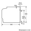 Miniatura prodotto HBG7341B2 Serie 8 Forno da incasso 60 x 60 cm Nero Classe A+