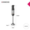 Miniatura prodotto Kenwood Triblade XL+ HBM60307GY Mixer a immersione 1000W con accessori Grigio