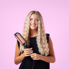 Miniatura prodotto My Pro Imetec Beach Waves Gt20 400 Piastra Per Capelli Per Onde Larghe E Strette, Rivestimento In Ceramica, Temperatura Regolabile 160 C°- 200°C